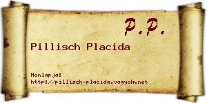 Pillisch Placida névjegykártya